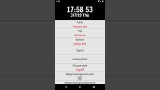 [Android] Date and Time Widget screenshot 5