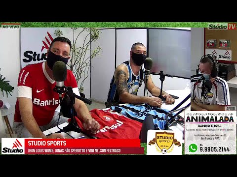 Studio Sports falando muito de dupla Gre-Nal!