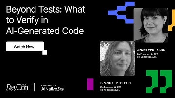 DevCon Fall 2025 | Jennifer Sand & Brandy Pielech- Beyond Tests: What to Verify in AI-Generated Code