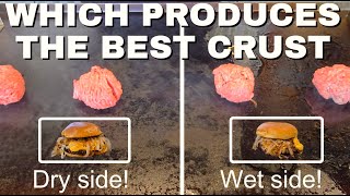 🔥Smash Burger Griddle Showdown | Dry Griddle Surface or Wet Griddle Surface for the Best Crust 🍔💪