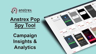 Anstrex Pop Ads Spy Tool Tutorial: Campaign Insights and Analytics