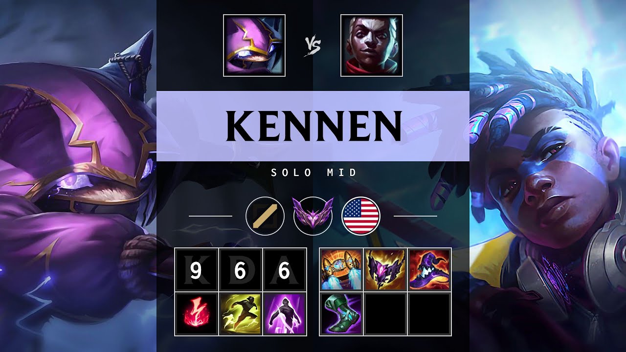 Kennen Mid vs Ekko - NA Master Patch 25.14