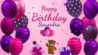 Happy Birthday Saundra | Saundra Happy Birthday Song