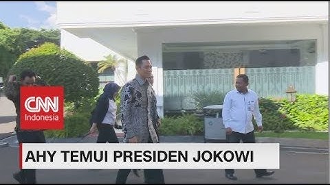 AHY Temui Presiden Jokowi di Istana