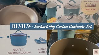 REVIEW: Rachael Ray Cucina Cookware Pots and Pans| Honest Review | Amazon Purchase | Alexis Michala