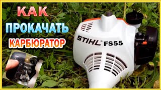 Stihl Fs 55  Как Реанимировать Карбюратор, После Зимнего Хранения.