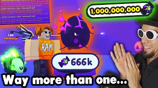 🎃How Many Mythical Ghoul Horse Can You Hatch With 1 BILLION? in Halloween Event Pet Simulator X
