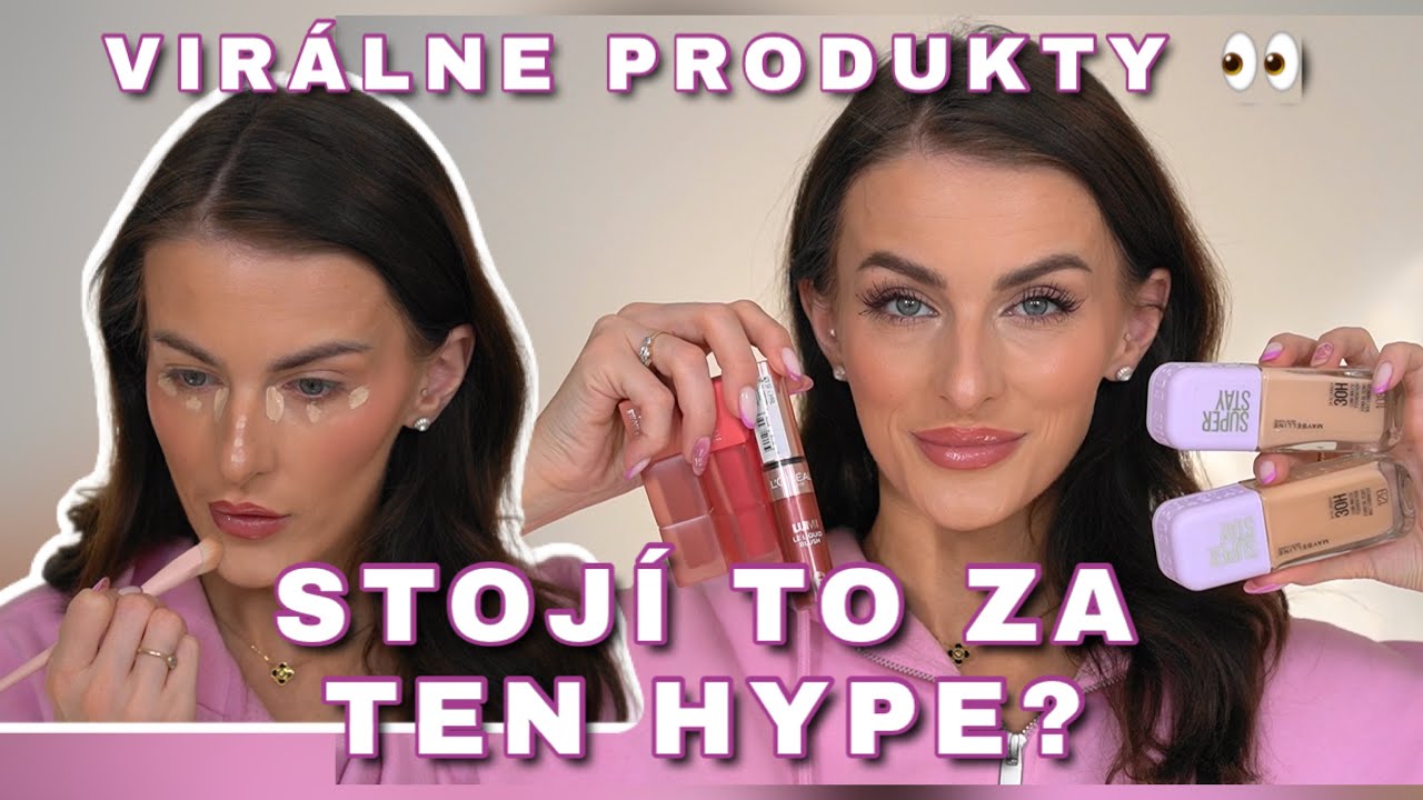 NOVINKY Z DROGÉRKY! MAYBELLINE, LOREAL, CATRICE! Komplet drogérkový makeup!