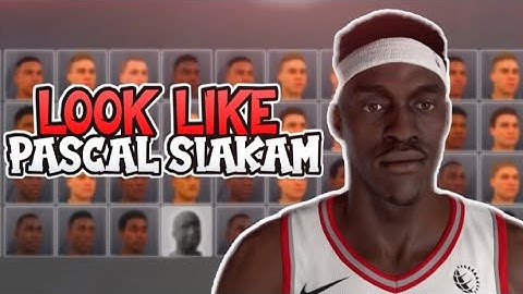 Most Accurate Pascal Siakam Face Creation!!! NBA2K20