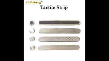 Dalisheng manufactures tactile indicator strip tile paving, anti-skid strip, standoff screws