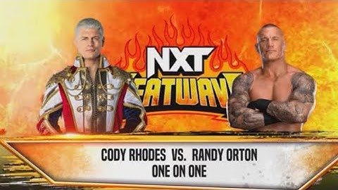 WWE Wrestling Randy Orton Vs Cody Rhodes One On One #Raw #wwe2k25 #wwe #ps5 #games #shorts #gaming