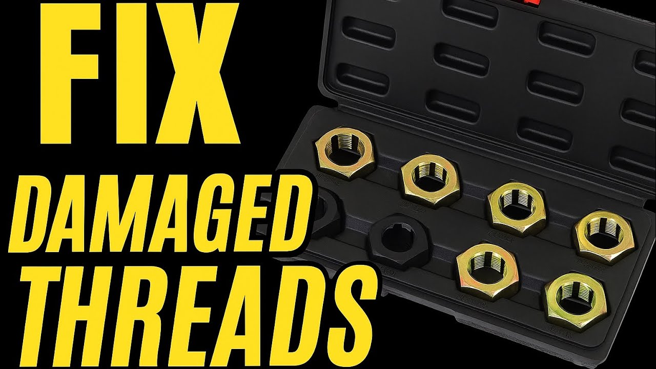 HOW TO REPAIR DAMAGED THREAD ANY DAMAGED THREAD REPAIR METHOD ...