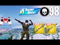 98 Elimination Solo Vs Squads Gameplay Wins (Fortnite Chapter 5 PS4 Controller)