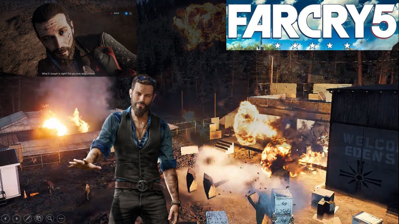 FarCry 5 Killing and Destroying John Seed and his Bunker - YouTube