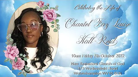 Farewll Service for Chantel Fay Louise Hall-Reid