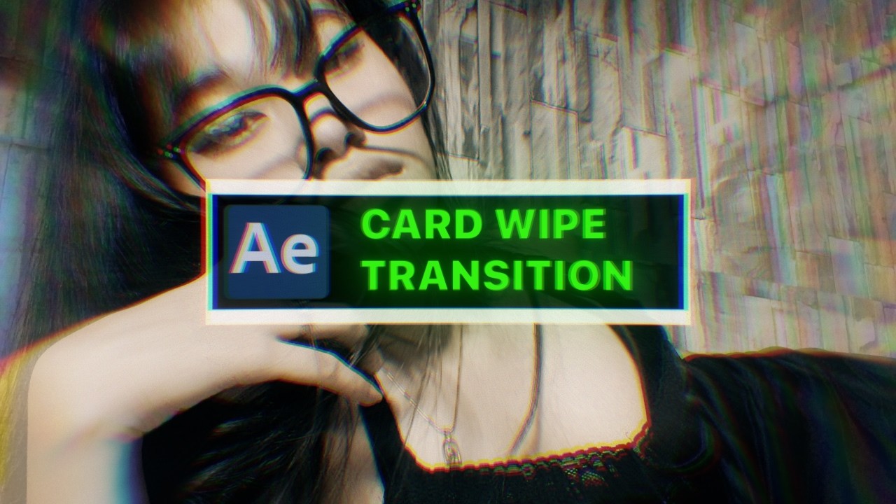 Card Wipe Transition | After Effects - YouTube