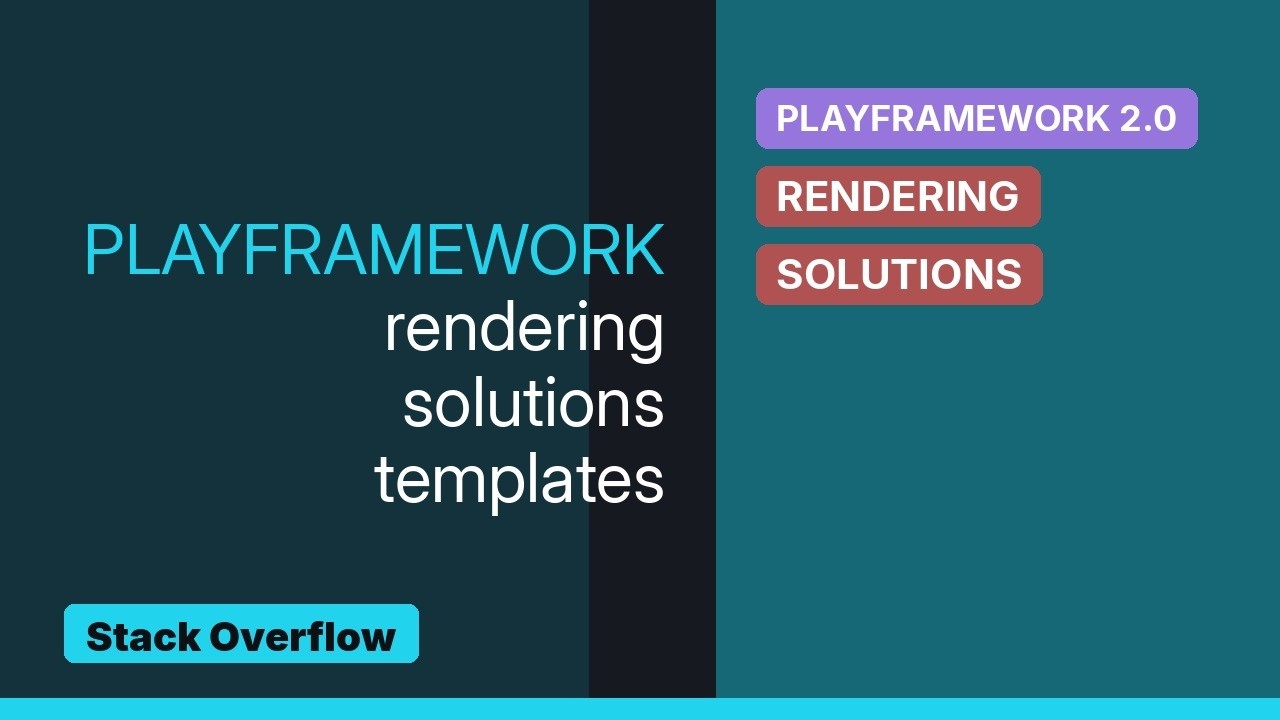 Play framework templeting error - YouTube