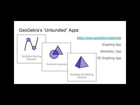 GeoGebra's new Math Apps