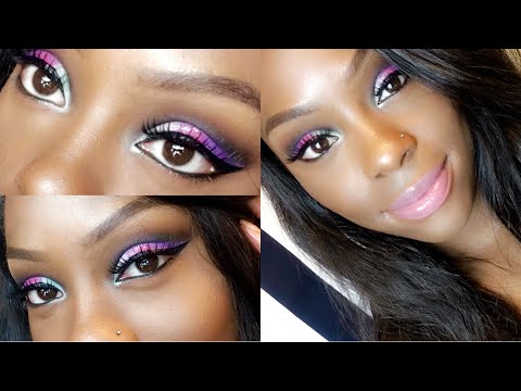 PINK AND PURPLE EYESHADOW TUTORIAL- BEGINNER FRIENDLY