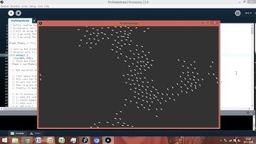Swarm intelligence boid simulation