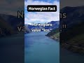 🇳🇴 27. Fact you didn't know about Norway!! #shorts #facts #Norway #norwegian
