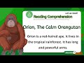 Animal Comprehension Quiz