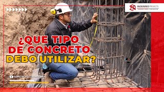 CONCRETO PARA CIMENTACIÓN Y COLUMNAS  PARTE 1