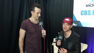 Justin Moore Backstage with Russell Dickerson