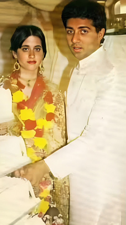 ❣️Sunny Deol with wife Lynda Deol(a.k.a Pooja Deol) | Sunny Deol | 💞💫 #shorts #sunnydeol