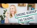 Best singing warmup  no talking just exercises with the singing  straw