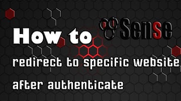[pfsense] How to redirect to specific website after authentication