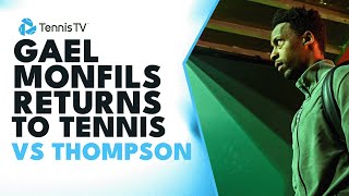 Gael Monfils Returns To Tennis vs Jordan Thompson | Indian Wells 2023 Highlights