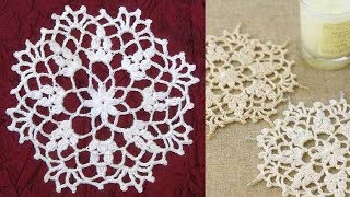 Круглая салфетка крючком. мк. Круглая салфетка крючком. мк.