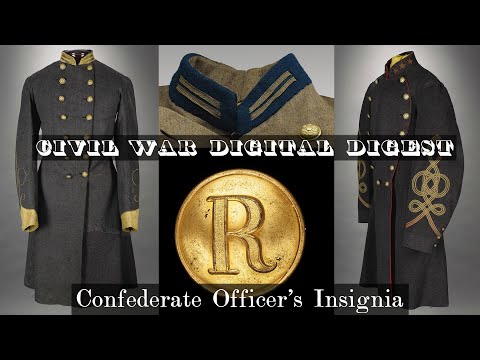 Confederate Officer's Insignia - Civil War Uniforms Reviewed