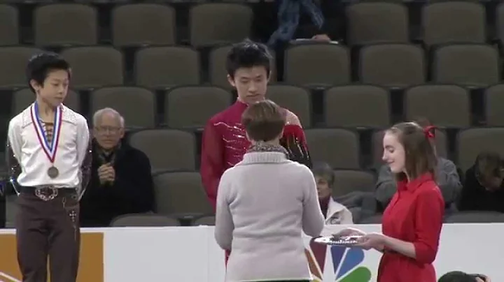 Vincent Zhou 2013 US Nationals Junior Men Award Ce...