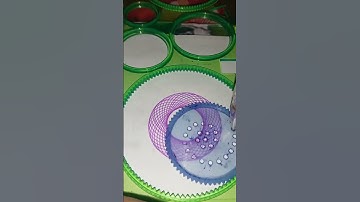 what does this design resemble??magic ruler,, #magic #shorts #spirograph #asmr #satisfying