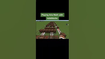 Thumbnail of A short noteblock song of Aria Math. #minecraft #minecraftgameplay #gaming #companycraft