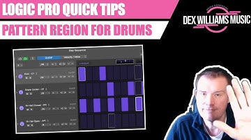 EASY Pattern Region Programming For Drums - Logic Pro Quick Tips