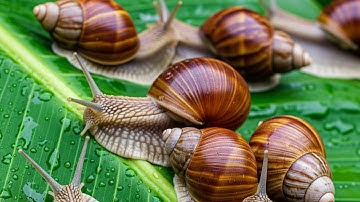 Kehidupan Rahasia Siput | Mencari Makanan di Bawah Sinar Bulan