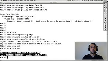 120  ASA Firewall NAT Configuration Part 1