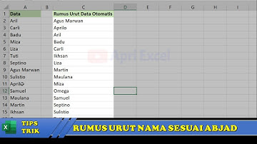 Rumus Sort Data Di Excel