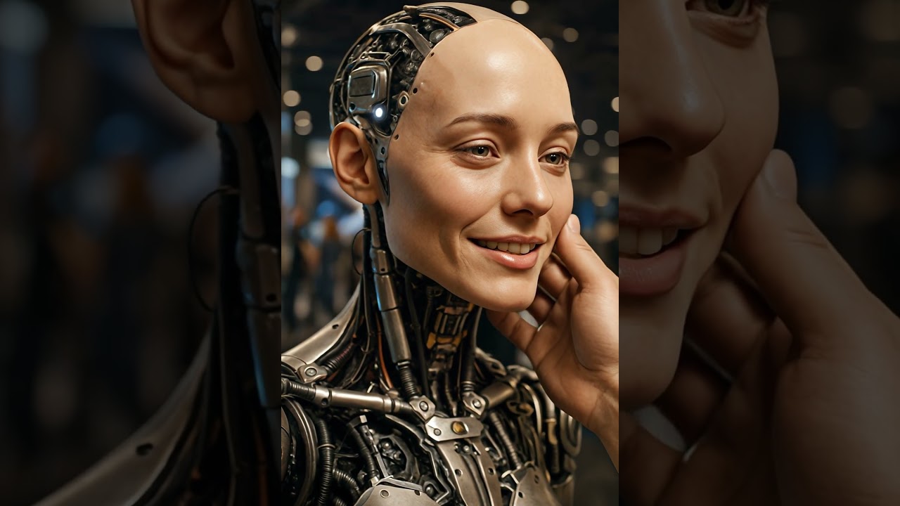 She Smiled?! First Emotional Reaction from a Humanoid 🤖❤️
