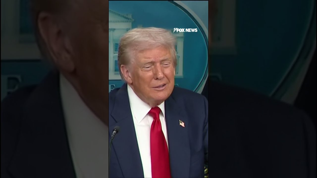 BIG BEAUTIFUL BRIEFING ROOM Trump Delivers Comical Message To Press Shorts Foxnews Us