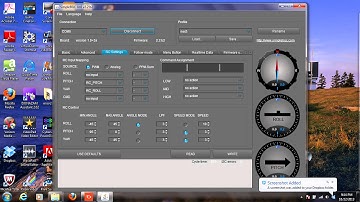 Alexmos settings for 3-axis RCTimer ASP and Nex5