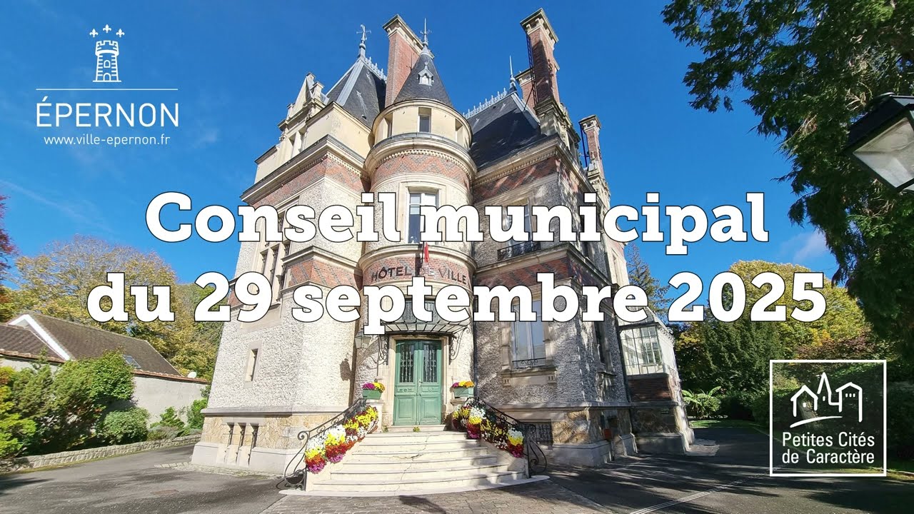 Conseil municipal du 29 septembre 2025