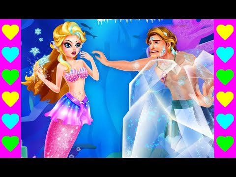 Видео: РУСАЛКА ЗАМОРОЗИЛА РУСАЛА! Ледяная принцесса подводного королевства. Мультик про русалку.