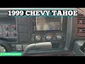1999 chevy Tahoe radio removal and full double din install