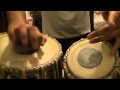 Trying to play the tabla