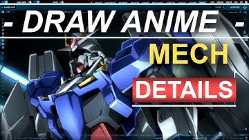 Blender: 3D Anime MECH Texturing - (In 2 Minutes!!)