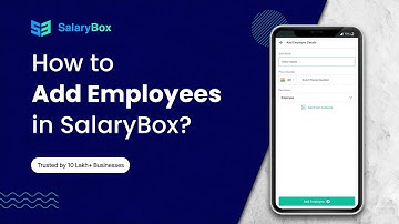How to Add Employees in SalaryBox? (English)